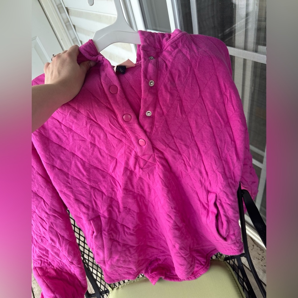 Pink Lightweight Pullover Sweater